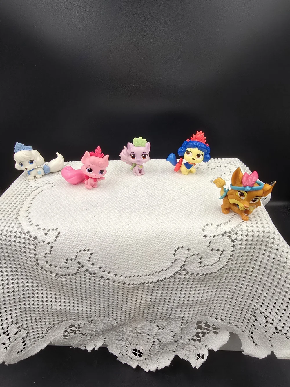 Disney Colorful Collectible Playset - Pink, Purple, Blue, White, Brown
